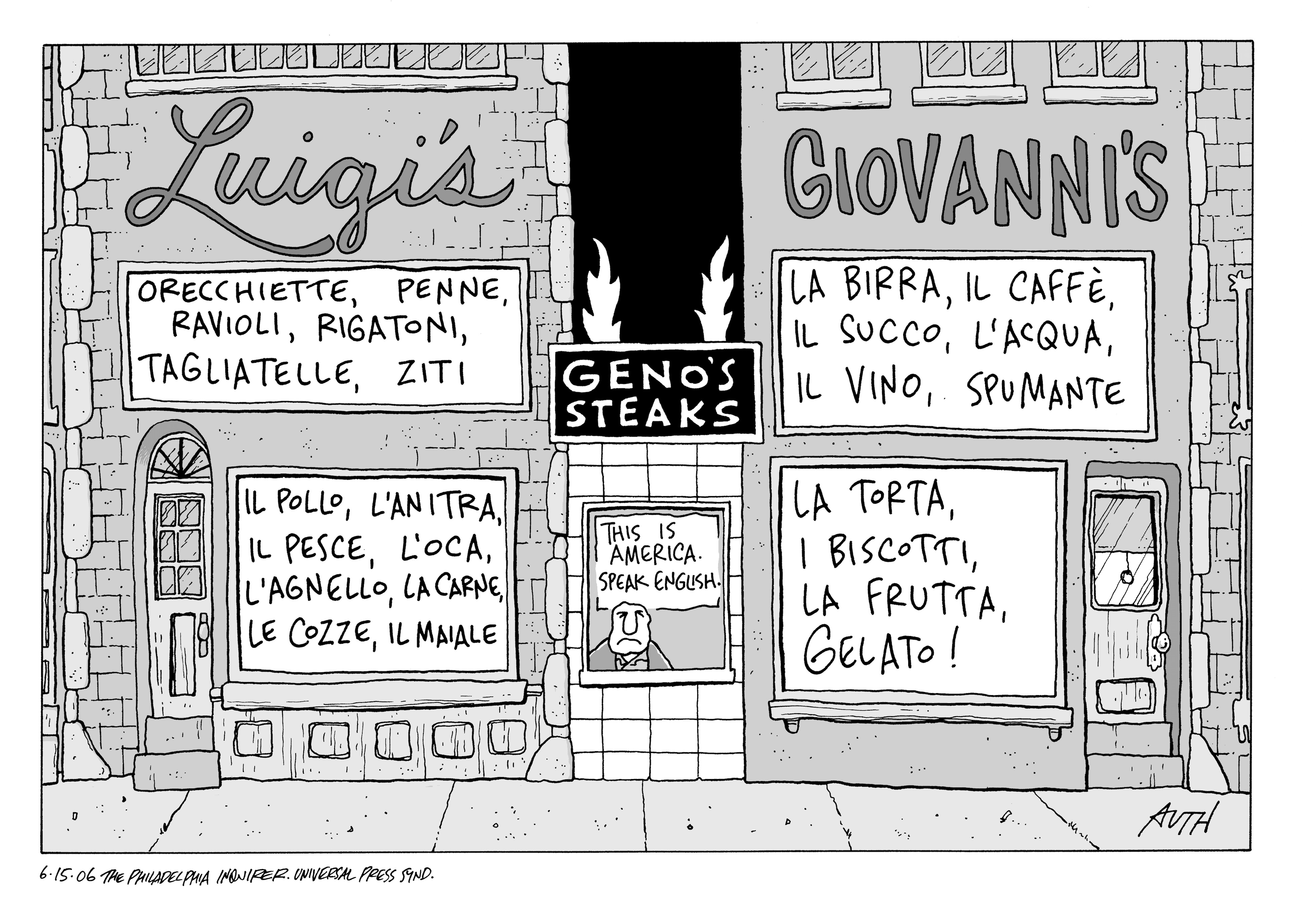 This Is America Speak English Tony Auth